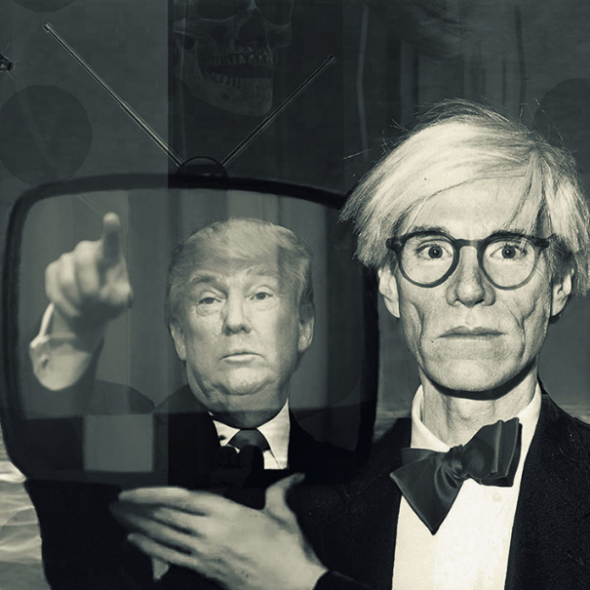 ANDY WARHOL AND TRUMP