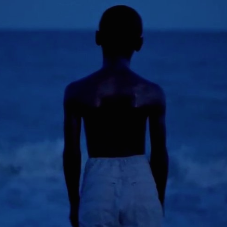 MOONLIGHT BOY FACING OCEAN DARK BLUE CROPPED